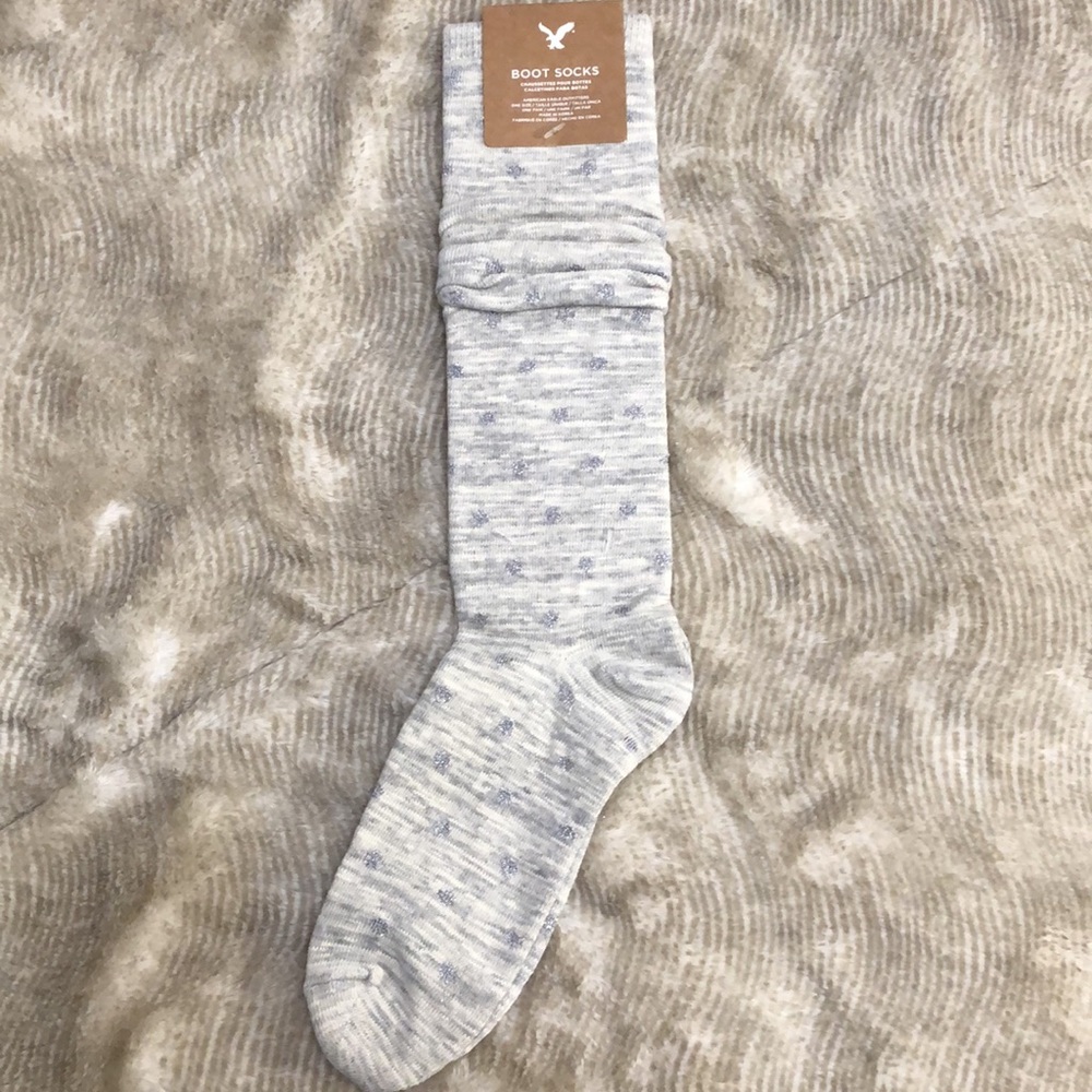 🪩 American Eagle Sparkle Boot Socks NWT *RARE*